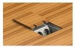 Bodensteckdose, 2-fach, eckig, belegbar, BS BODENSTECKDO 8802B