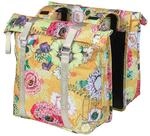 Basil Double Bicycle Bag Bloom Field Honey Yellow - 28-35 Liter - Recycled PET