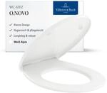 Villeroy & Boch O.novo WC-Sitz, Semi Wrap-over Design, oval &ndash; Wei&szlig; Alpin