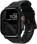 Nomad Rugged Strap Black Connectoor Black 42/44/45/49mm