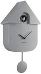 Karlsson Kuckucksuhr Modern Cuckoo - Maus grau - 40x9x23cm - Platz - Thermoplast -