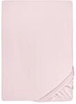 biberna Deluxe Jersey-Elastic-Spannbetttuch 90x190 cm - 100x220 cm Rose | 97%