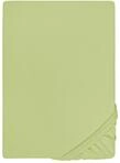 biberna Deluxe Jersey-Elastic-Spannbetttuch 90x190 cm - 100x220 cm gr&uuml;n | 97%