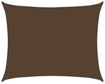 vidaXL Sonnensegel 160 g/m&sup2; Braun 6x8 m HDPE
