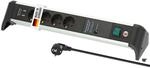 Brennenstuhl Alu-Office-Line Steckdosenleiste 4-Fach, 1,8m