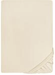 biberna Deluxe Jersey-Elastic-Spannbetttuch 90x190 cm - 100x220 cm beige | 97%