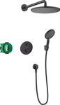 hansgrohe Duschset Croma 280 Unterputz (6 in 1), Duschsystem mit Kopfbrause,