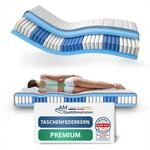 AM Qualit&auml;tsmatratzen Premium Taschenfederkernmatratze 160x190cm H2 24cm -...