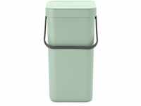 Brabantia - Sort & Go Abfallbehälter 12L - Mittelgroßer Recyclingbehälter -