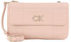 Calvin Klein Re-Lock Xbody with Flap Quilt Spring Rose