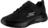 Skechers Herren Go Walk Arch Fit Idyllic Sneaker, Black Textile Synthetic Trim, 44.5