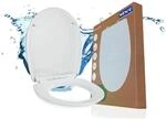 WENKO Toilettendeckel mit Absenkautomatik, hohe Belastbarkeit bis 350 kg,...