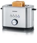 SEVERINToaster mit Bagel-Funktion, geeignet f&uuml;r 2 XXL-Scheiben, Br&ouml;tchenaufsatz,