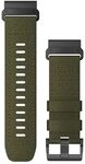 Garmin QuickFit 26 mm Ersatz-Uhrenarmband, Ranger Green Nylonband, gr&uuml;n,