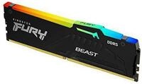 Kingston FURY Beast Schwarz RGB 16GB 5200MT/s DDR5 CL40 DIMM Desktop Gaming...