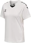 hummel Core XK Poly Jersey S/S Damen Trikot, Kurzarm Sport T-Shirt, Sportkragen mit