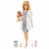 Barbie GVK03 - Kinderärztin-Spielset mit Blonder Puppe (ca. 30 cm), Babypuppe,