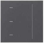 GIRA S3000 Touchaufsatz System 55 Anthrazit 536528