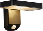 LED Outdoor Wandleuchte RICA SQUARE, 5W, 3000K, IP44, schwarz