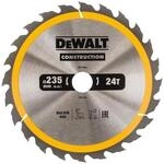 DeWalt DT1954-QZ - Hoja para construcci&oacute;n 235x30mm 24T