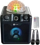 N-Gear Disco Block 410 Black tragbarer Partylautsprecher, 3 W RMS, mit Mikrofon,
