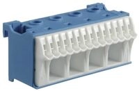 Hager QUICK CONNECT N-Klemmblock KN18N, Blau, Wei&szlig;, small