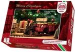 LGB &ndash; 70308 Gartenbahn Starterset Weihnachtszug mit Lokomotive und Zwei Waggons,