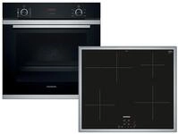 Siemens EQ212ID00Z Set Backofen HR214ABS0 + Induktionskochfeld EH64KBFB5E