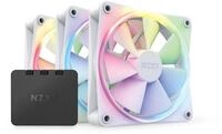 NZXT F120 RGB Triple Pack - 3x 120mm PWM RGB-L&uuml;fter + Hub - Wei&szlig;