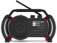 PerfectPro Baustellenradio NETBOX, WiFi internetradio, DAB+ und UKW-Empfang,