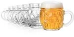 Oberglas T&uuml;binger Bierkr&uuml;ge mit Henkel Bierkrug 250 ml, 6er-Set