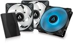 ARCTIC P12 PWM PST RGB (3 St&uuml;ck, inkl. Controller) - PC L&uuml;fter, 120 mm | PWM...