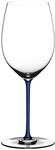 RIEDEL Fatto A Mano Cabernet/Merlot - Dunkelblau - Einzelpackung, Weinglas,