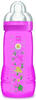 MAM Easy Active Babyflasche, mit Sauger, Größe 3, ergonomisch, 4+ Monate, 330 ml,