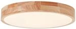 BRILLIANT Lampe, Slimline LED Wand- und Deckenleuchte 39cm holz hell/wei&szlig;, 1x LED