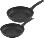 KUHN RIKON Easy Induction Marble Pfannenset &Oslash; 24/28 cm, Bratpfannen f&uuml;r alle