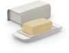 Alessi Mattina BG04 WG - Design-Butterdose aus Porzellan mit Deckel aus Edelstahl