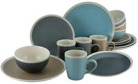 CreaTable, 23439, Serie NORDIC LIVING cool, 16-teiliges Geschirrset f&uuml;r 4...