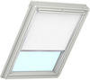 VELUX Original Dachfenster Verdunkelungsrollo für FK08, Weiß, mit Grauer