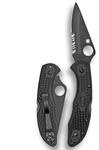 Spyderco, Klappmesser, Delica 4 Lockback Black, L&auml;nge geschlossen: 10.8 cm, Typ: