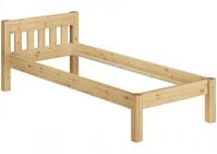 Erst-Holz&reg;Futonbett Einzelbett 100x200 Massivholzbett Kiefer Natur Bettrahmen...