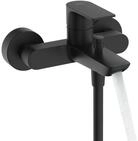 hansgrohe Wannenarmatur Rebris E, Aufputz Badarmatur f&uuml;r 2 Funktionen, Mattschwarz