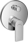 hansgrohe Wannenarmatur Rebris E, Unterputz Badarmatur f&uuml;r 2 Funktionen, Chrom