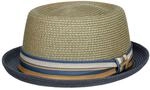 Stetson Licano Toyo Pork Pie Strohhut Herren Aus 100% Papierstroh UV-Schutz 40