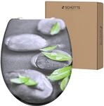 SCH&Uuml;TTE WC-Sitz STONE mit Absenkautomatik und Schnellverschluss aus