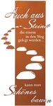 Home Deluxe - Gartenschild - Steiniger Weg - aus Edelrost