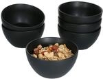 MamboCat Leopard Lampart Nero 6er Set M&uuml;sli-Schalen schwarz matt I