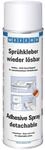 WEICON Spr&uuml;hkleber wieder l&ouml;sbar, transparent, 500 ml | Non-Permanent...