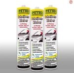 PETEC 83310 Scheibenklebstoff Windschutzscheibenkleber Kartusche 930ml SCHWARZ