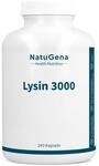 NatuGena Lysin 3000, hochdosierte bioidentische Lysin-Rezeptur, 240...